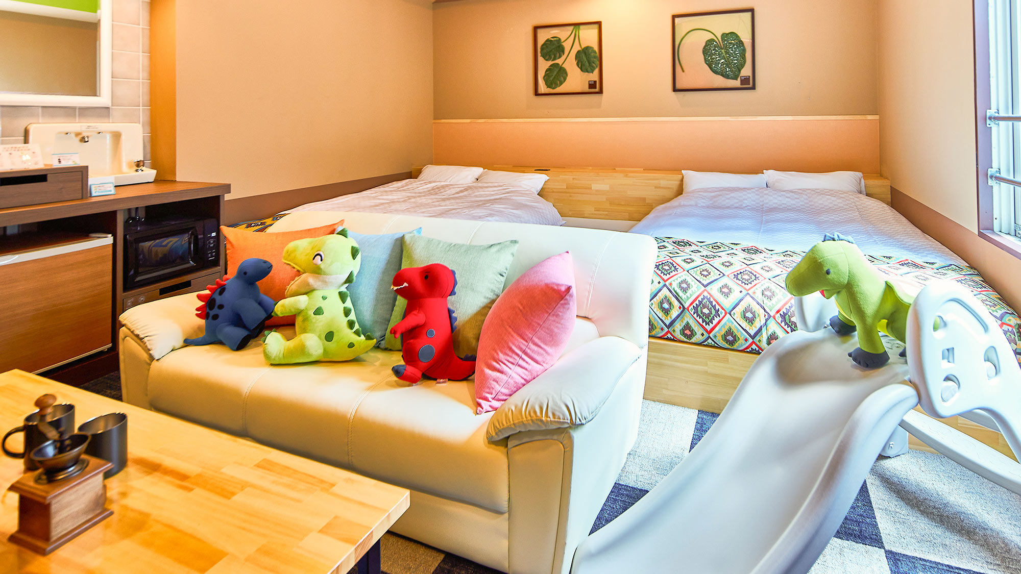 【カジュアル５】可愛いグランピングでのお部屋です。