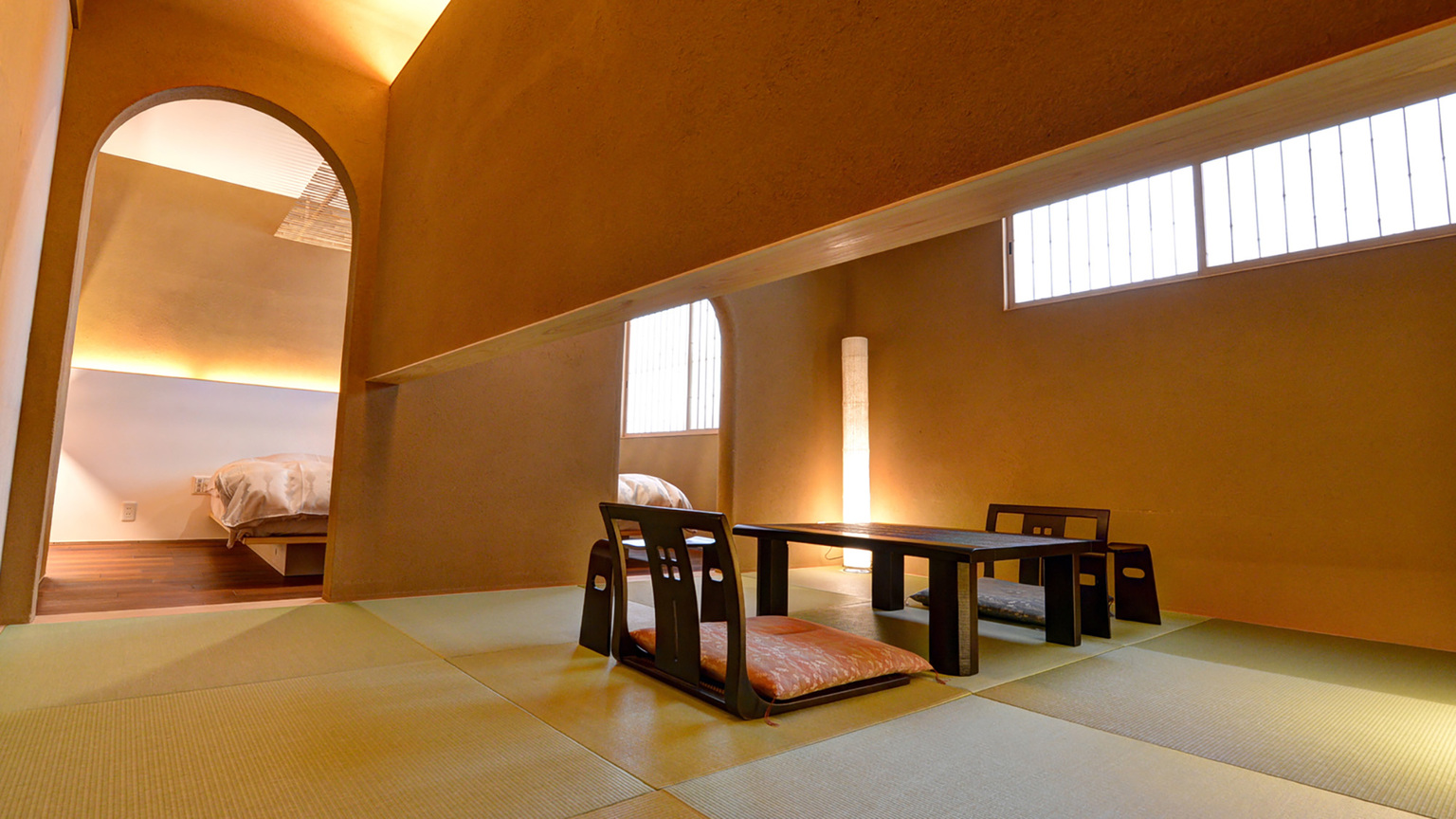 *【和洋室「八上」】和と洋、両方の良さを味わえる客室。畳のお部屋で団欒のひと時をお過ごし下さい。