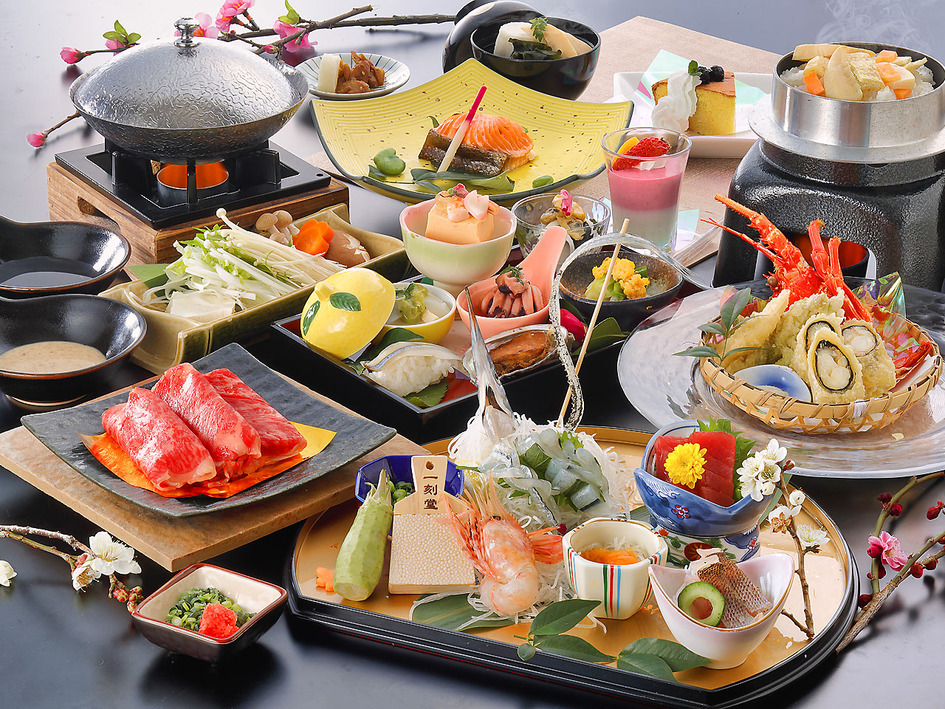 2025年春 特選料理「喜」お夕食一例
