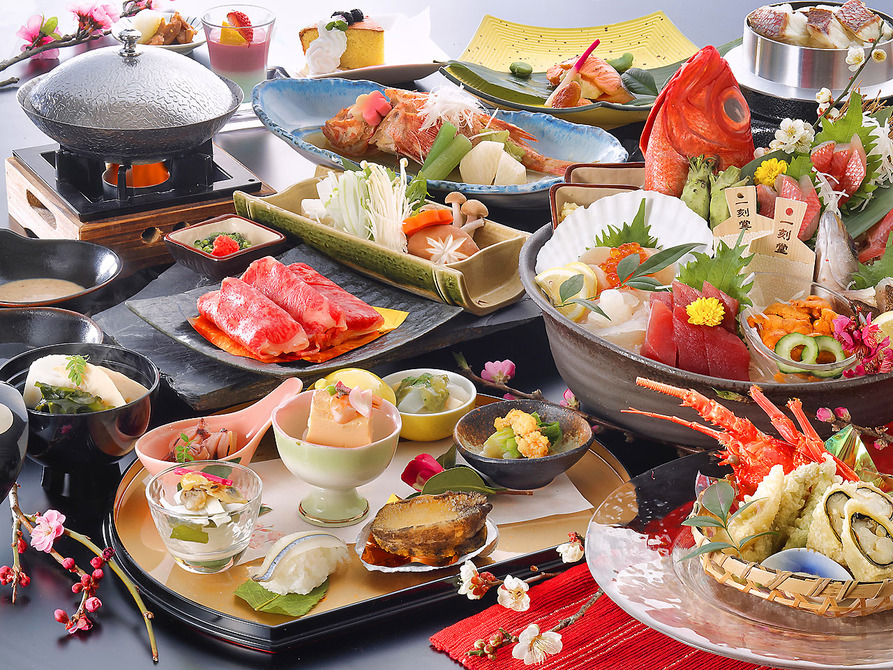 2025年春 特選料理「幸」お夕食一例