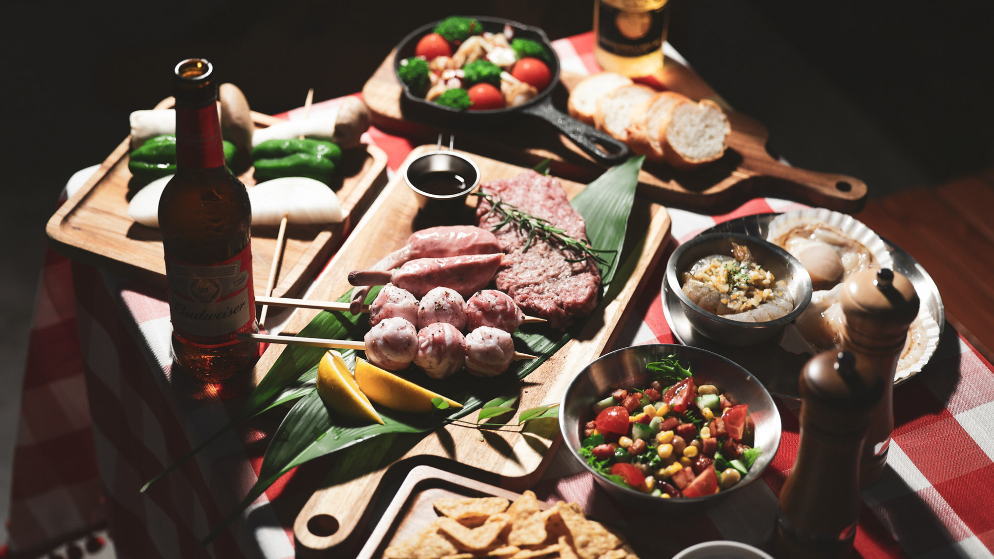 ・【BBQ】気持ち良い夜風のなかで食材と一緒に時までも愉しんで下さい