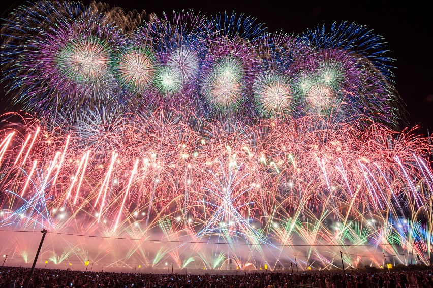 【大仙市】全国花火競技大会【大曲の花火】ホテルから車で約30分