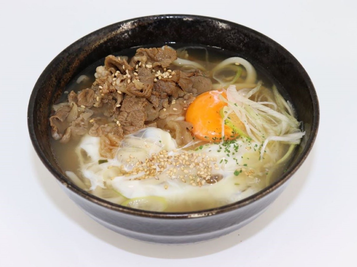 選べる朝食＜肉うどん＞