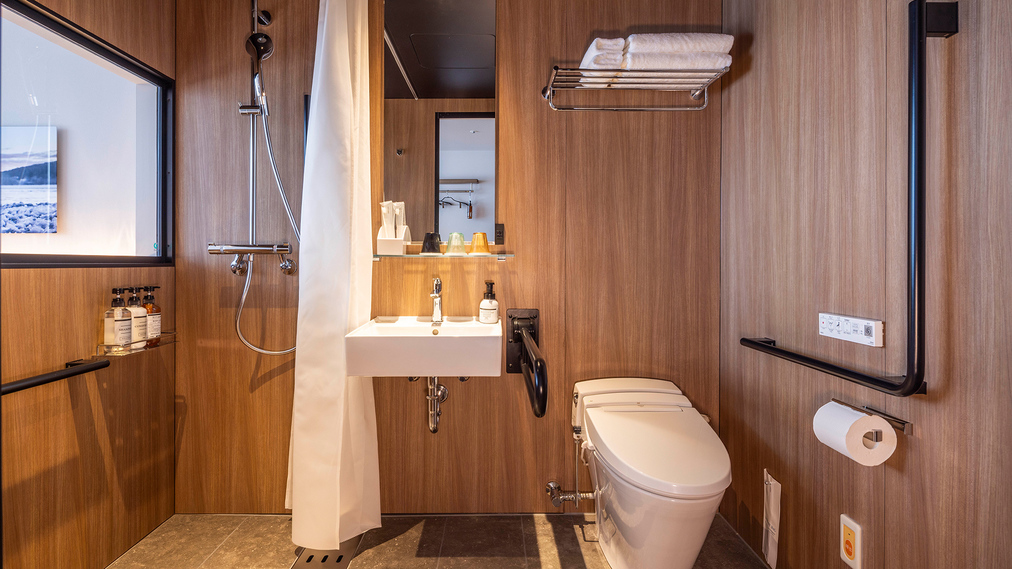 【ユニバーサルクイーン】25〜26平米／室内の段差がなく水回りに手すりも備えたユニバーサルデザイン