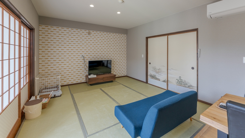 わんちゃんと一緒【温泉・半露天風呂付】スイート和洋室78㎡