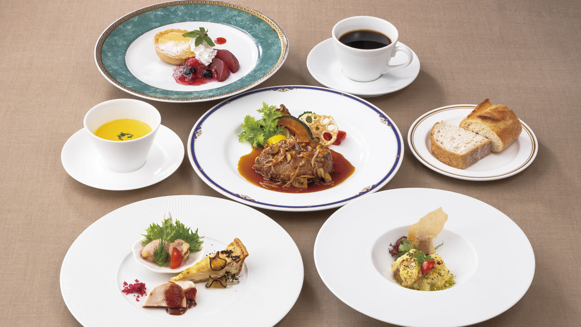 葉山牛ハンバーグコース冬〜イメージ