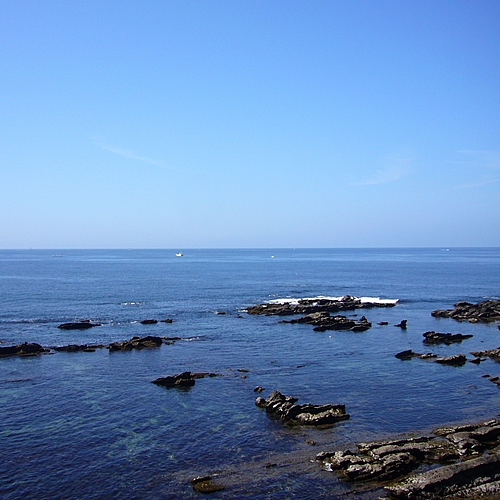 佐島から見た秋の海