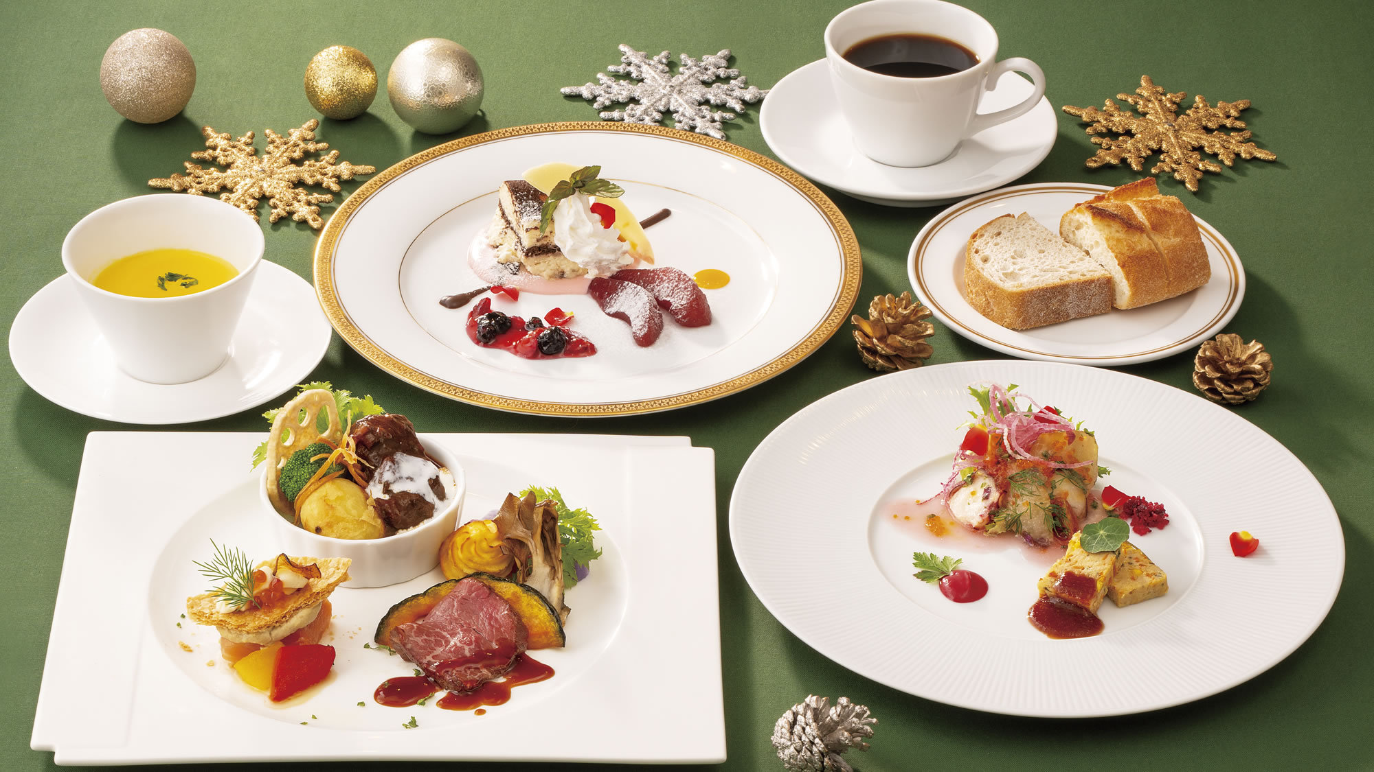 クリスマスランチコース〜イメージ