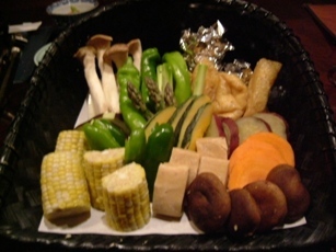 囲炉裏野菜