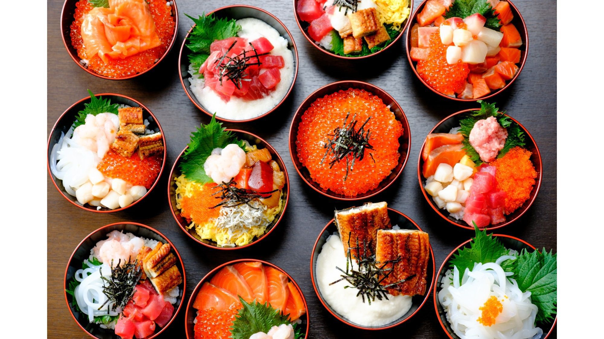 【夏季限定ビュッフェ】海鮮丼約8種の新鮮魚介を好でチョイス！オリジナル海鮮丼の完成♪