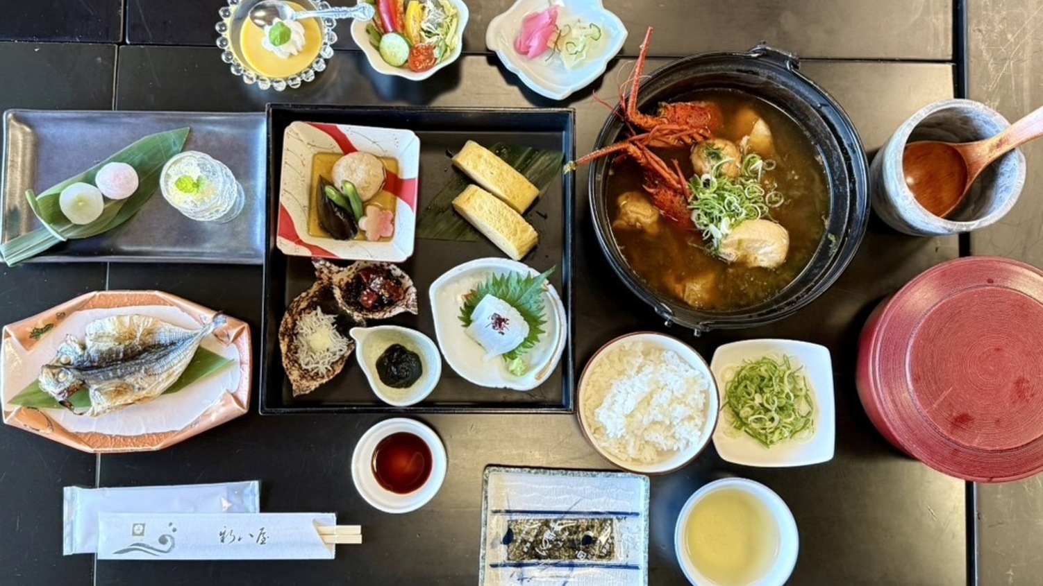 朝食（和定食、漁師汁付）