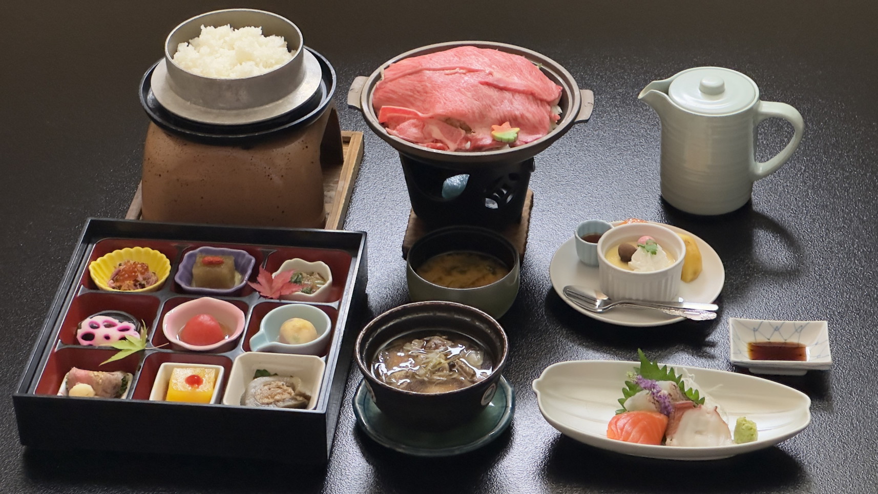 【少量会席プラン】メインが選べます。量が少ない分、食材の質が良いので、良いものを少しずつ食べたい方へ