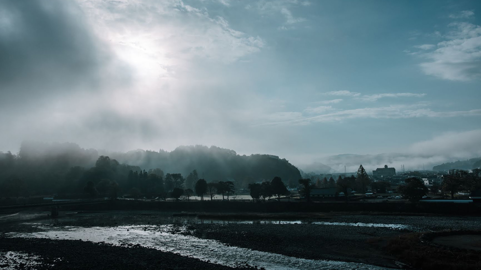 球磨川の眺め