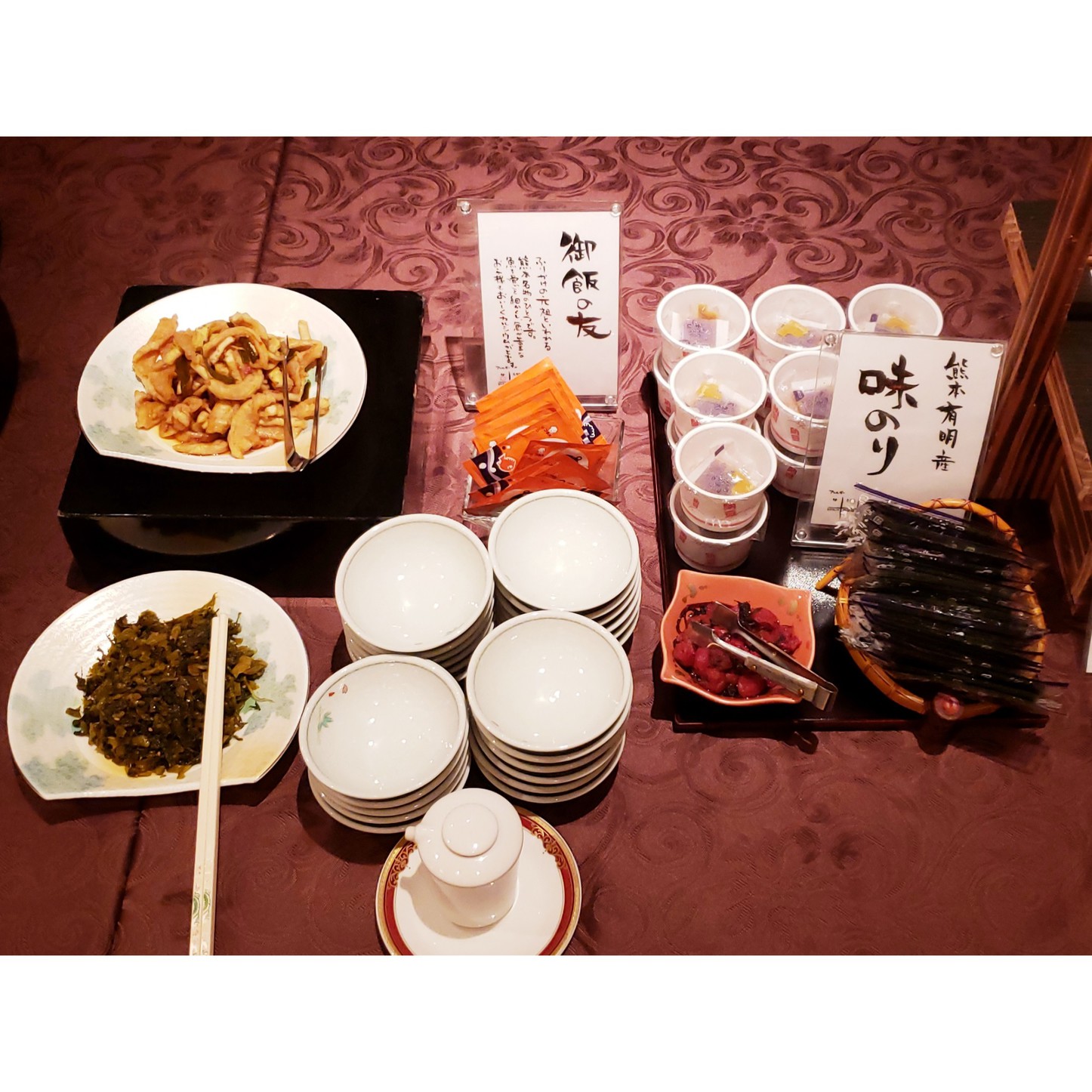 【朝食】ご飯のとも