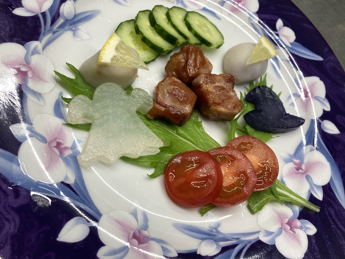 前菜サラダ一例ハローウィンバージョン