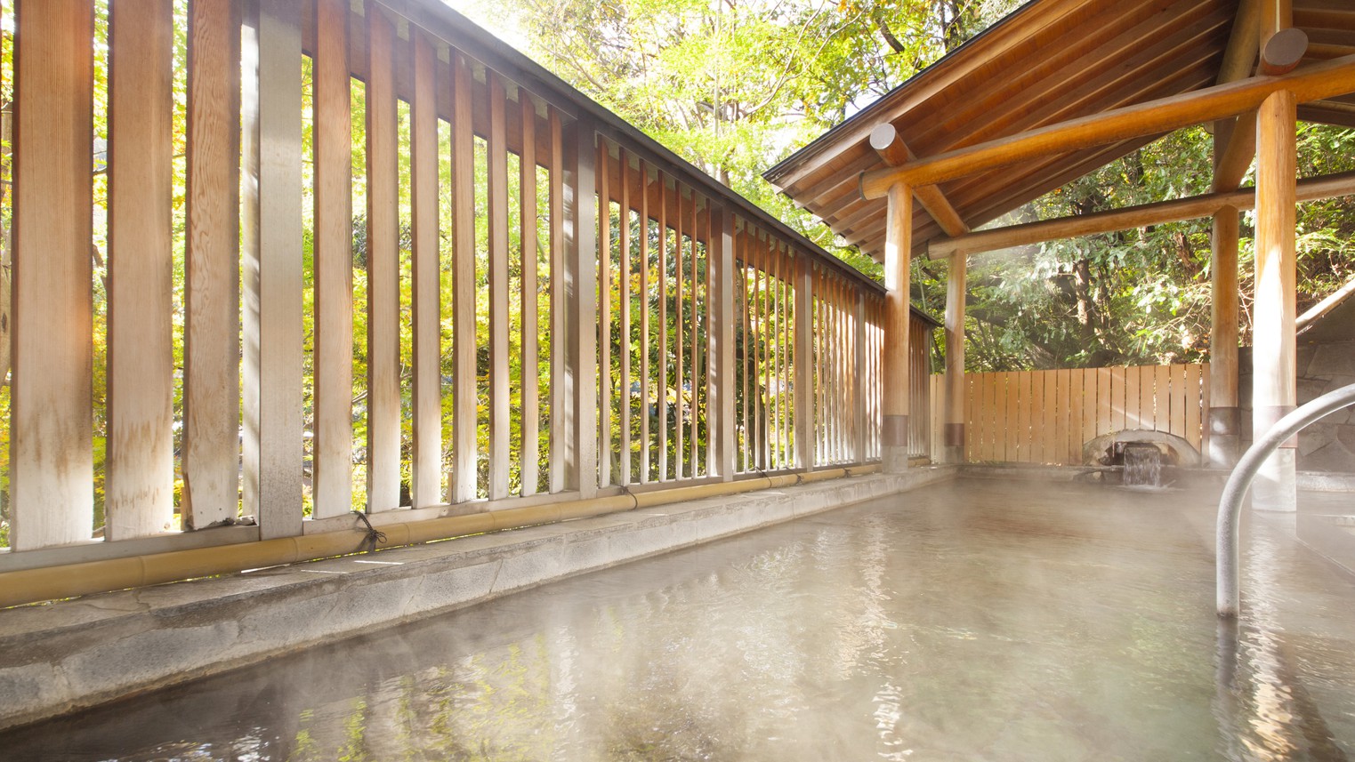 大浴場_二の湯_露天風呂_湯けむり