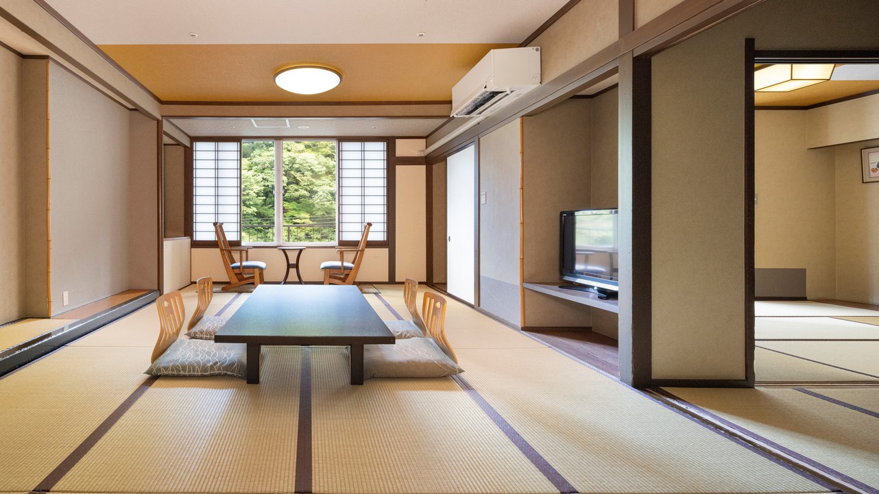 一般客室大部屋(二間以上) 和室又は和洋室一例