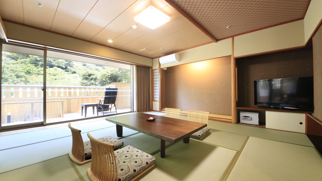 温泉露天風呂付和洋室粋彩-紅藤