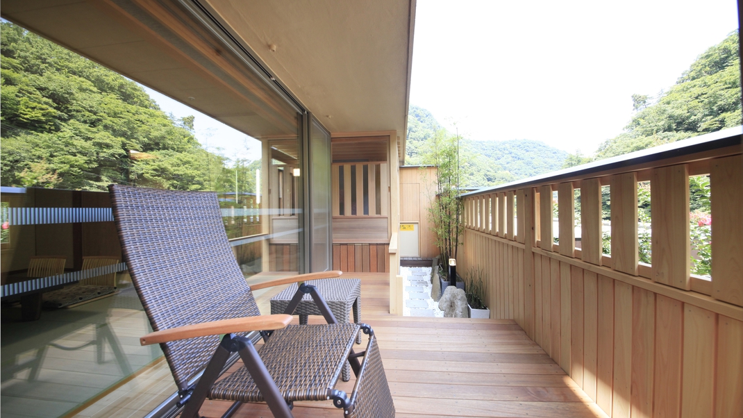 温泉露天風呂付和洋室粋彩-紅藤