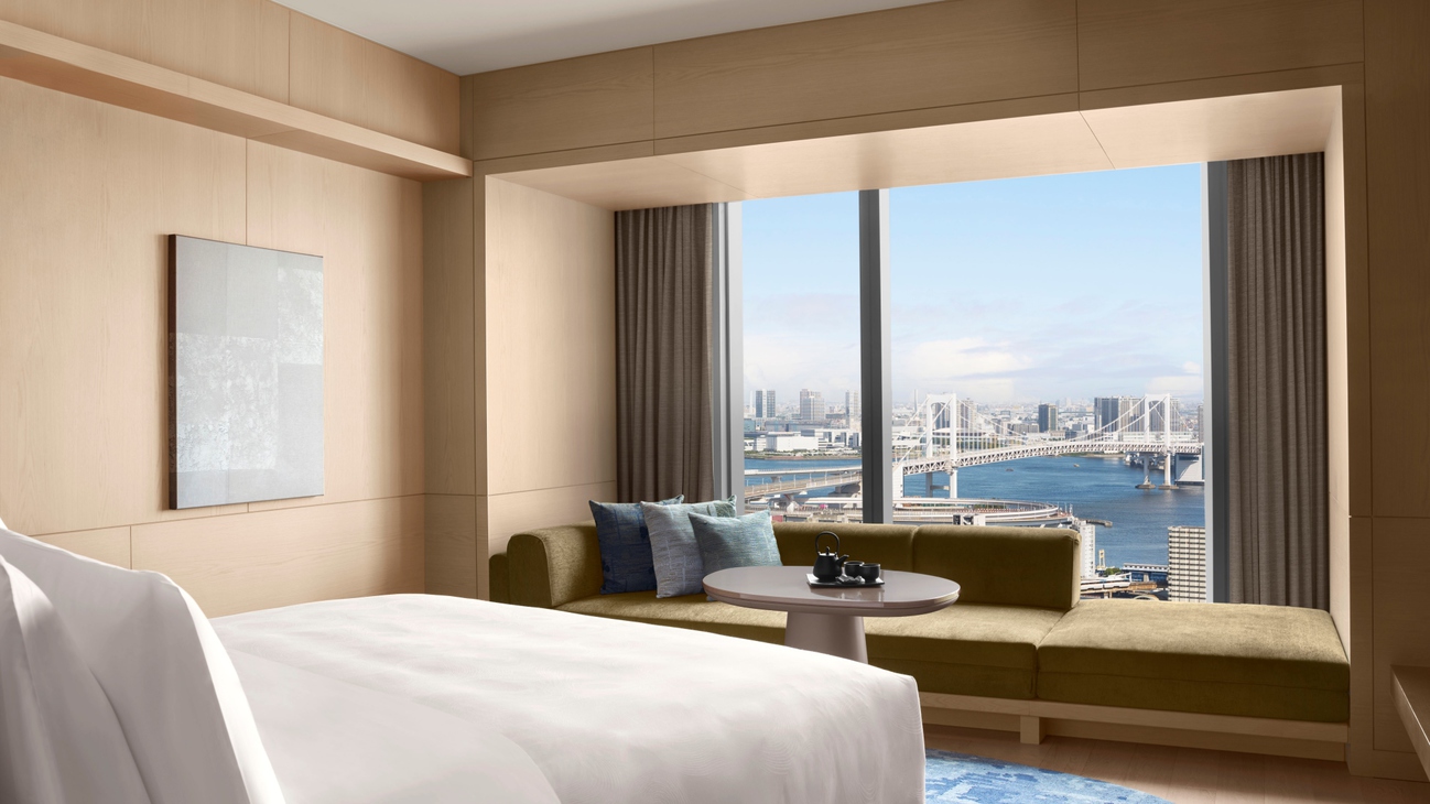 【ベイデラックスキング】煌めくレインボーブリッジと東京湾を一望するベイビューで心ほどけるひとときを。