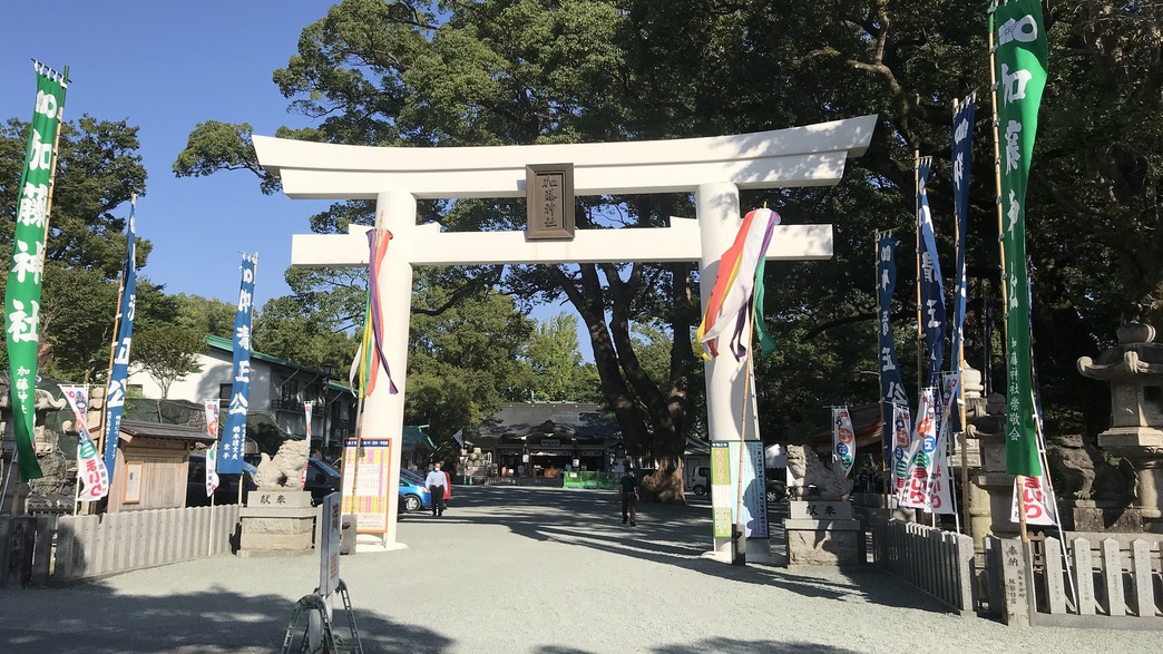 加藤神社城内には熊本城を築城した「加藤清正」を祭る加藤神社がございます。
