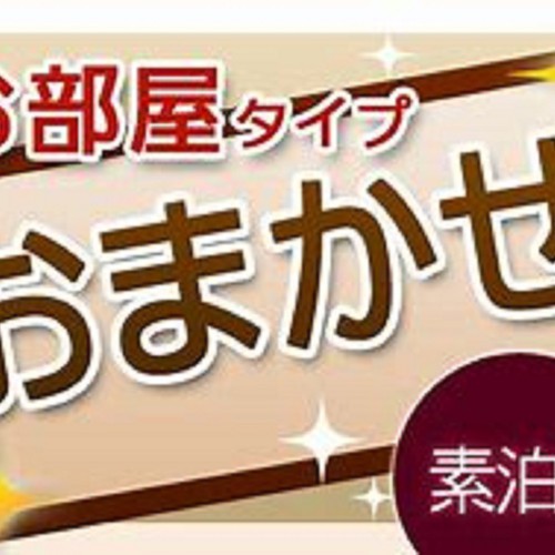 【部屋タイプおまかせ】1泊素泊まりプラン