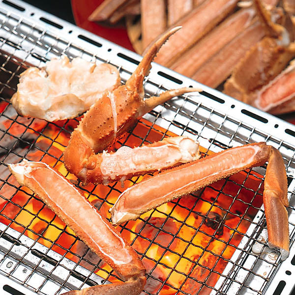 みやたの焼きがには、炭火焼きです。