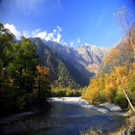 上高地の紅葉