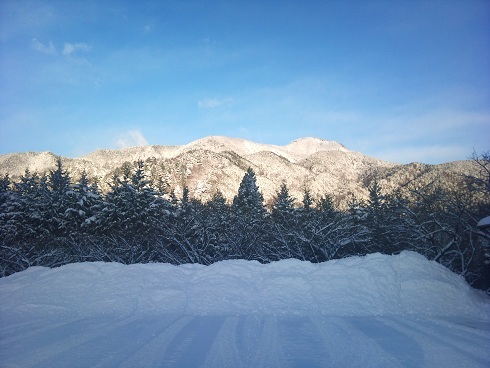 雪景色駐車場