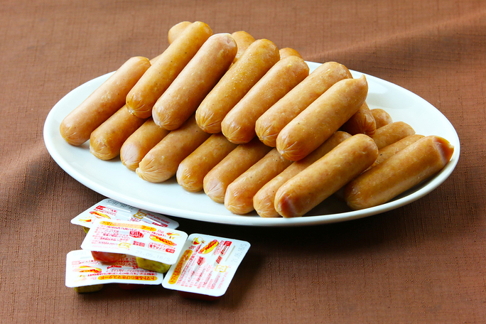 無料朝食〜おふくろの味ウインナー