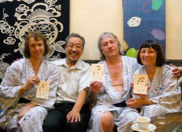 ロシアから温泉と日本文化の大好きなお客様がお越しになりました
