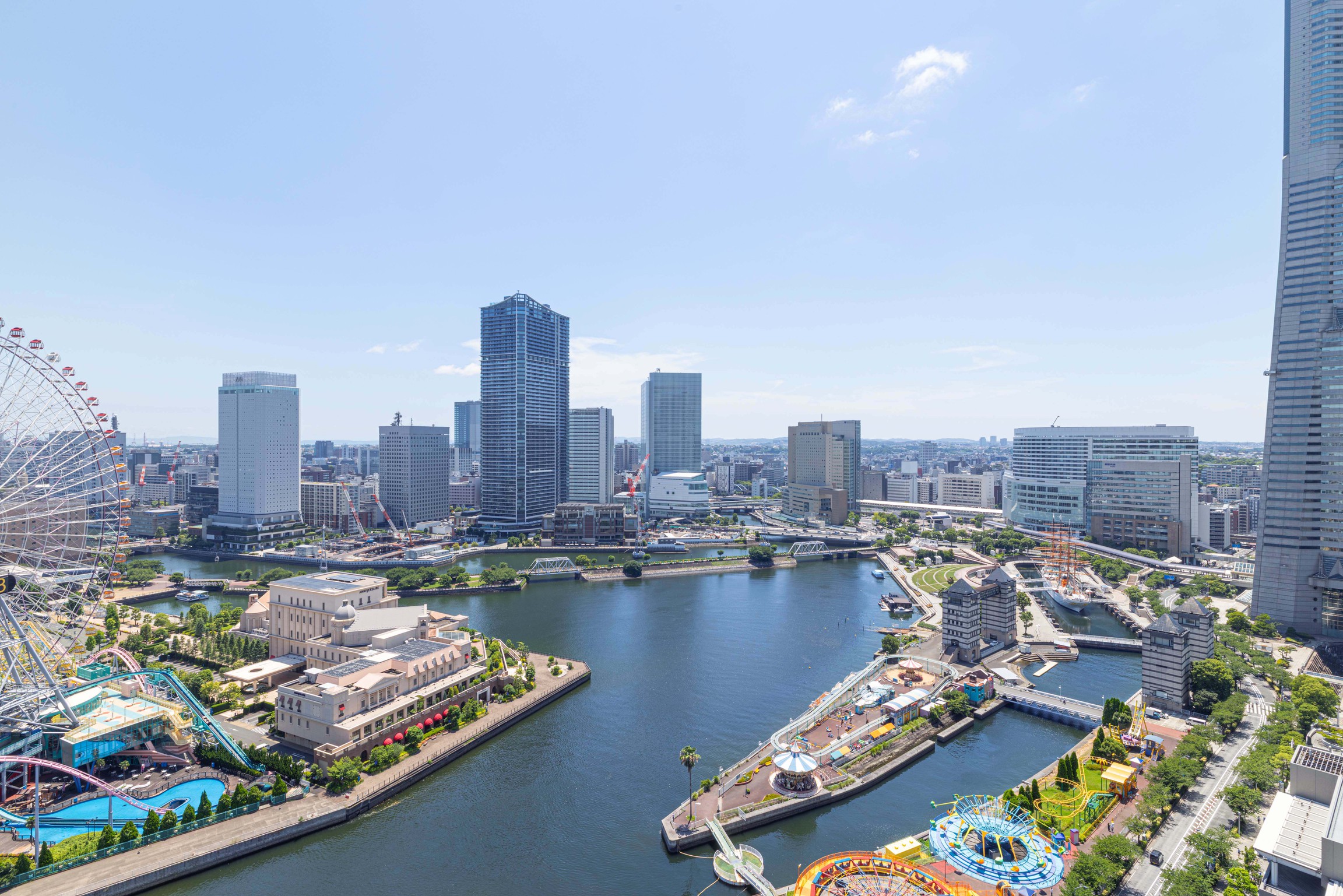 Yokohamaフロアパークビューからの眺め