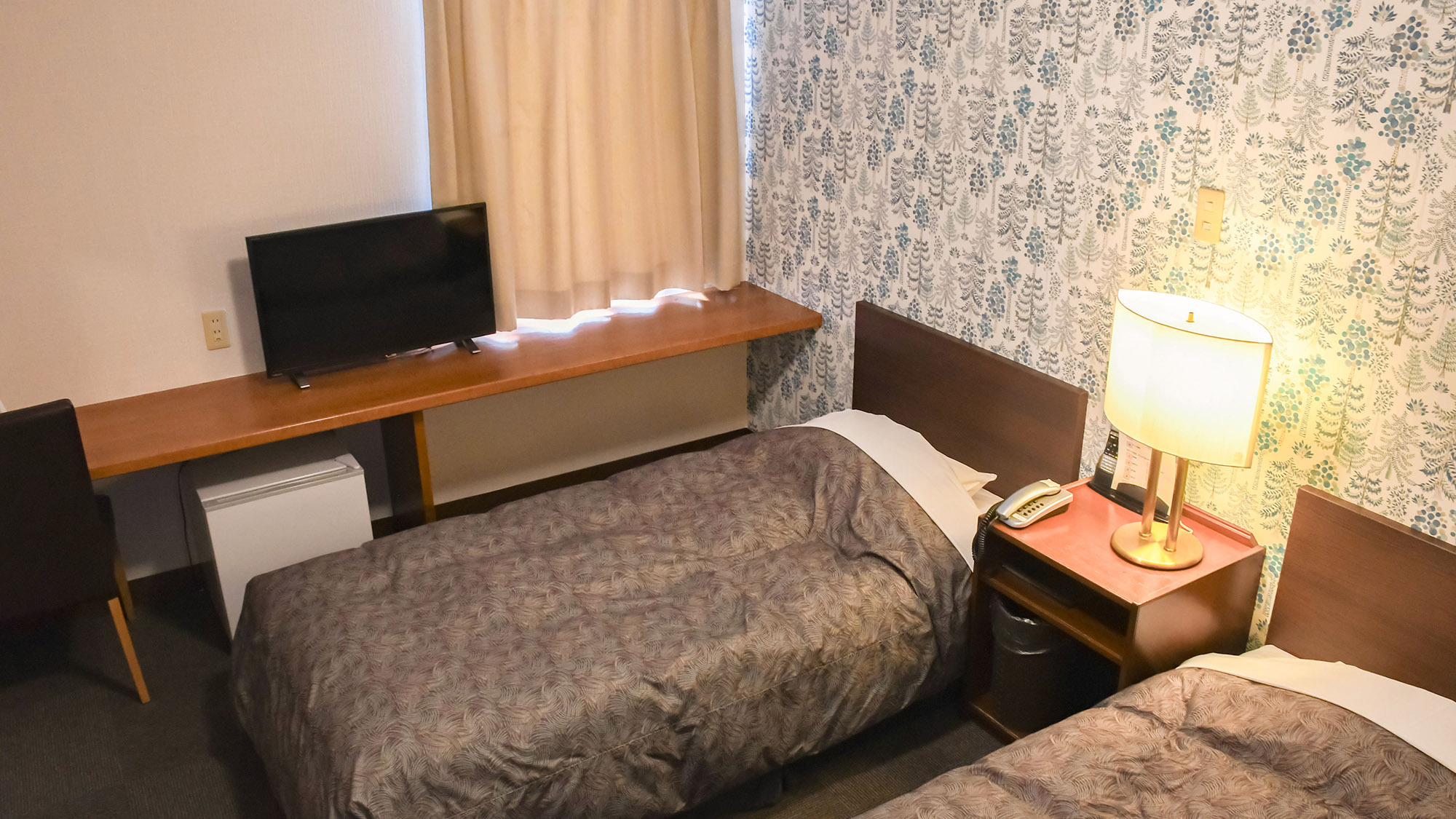 ・【5Fツイン】テレビとの距離が近く、お部屋でゆっくりするのに最適
