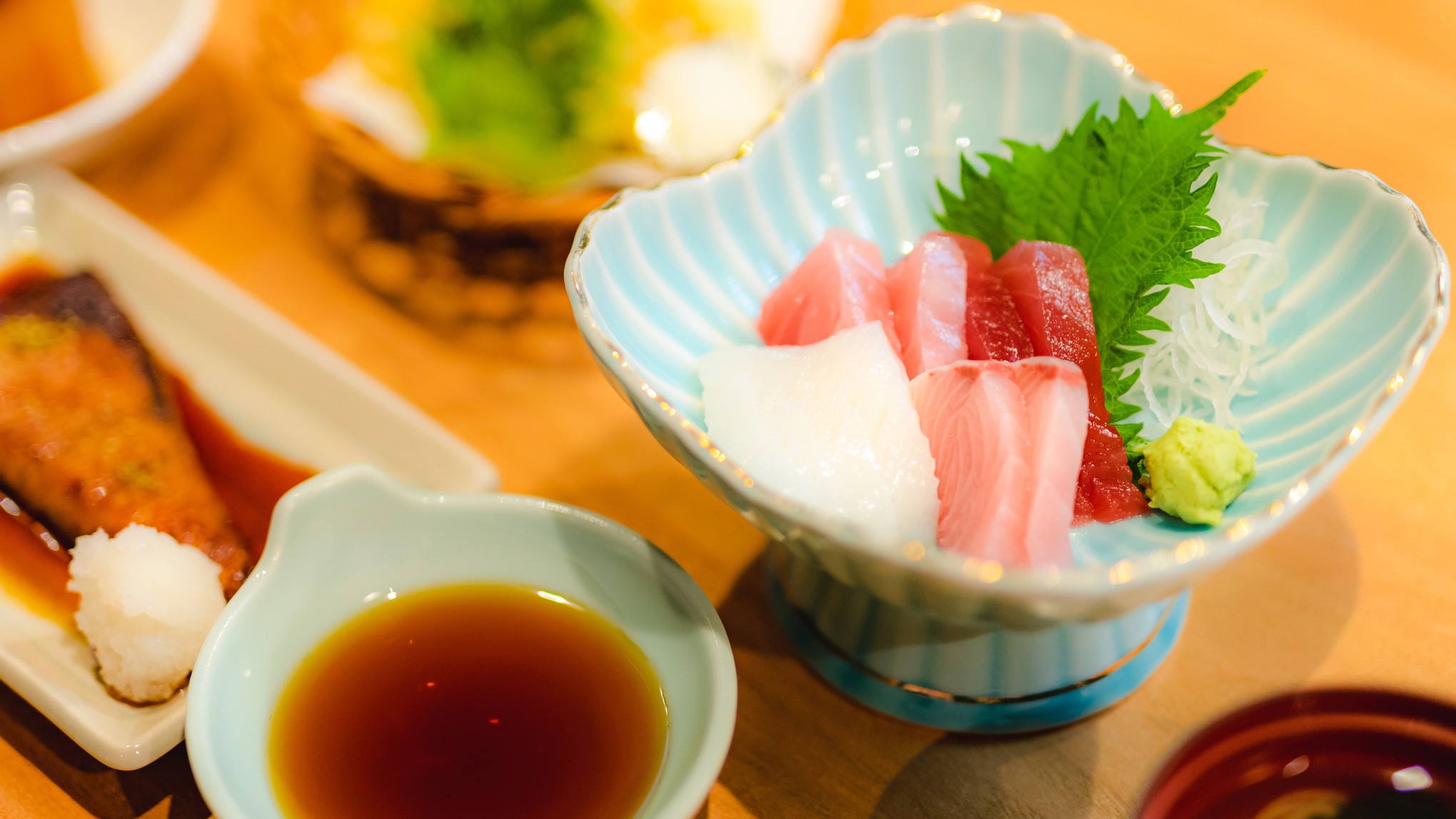 夕食例（お造り）※季節によりメニューが変わります。