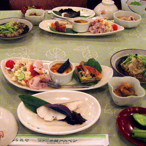 *夕食一例