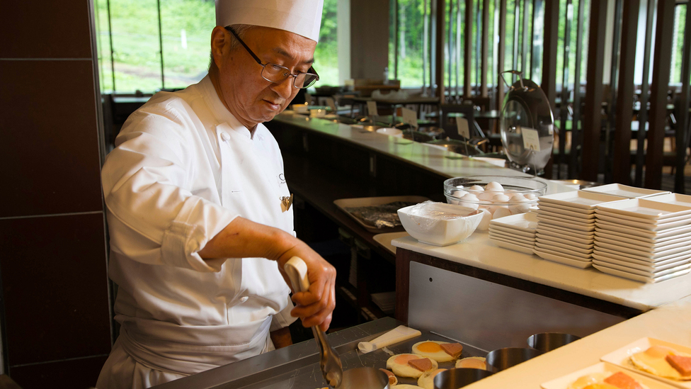 【朝食】 レストランエクラのビュッフェ