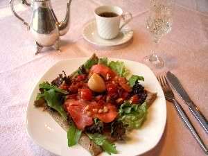 白馬ガレット海の幸のラタトゥーユ