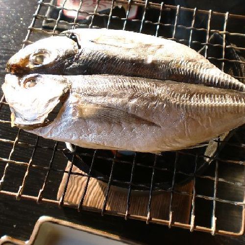 脂ののった鯵の開き！※朝食一例