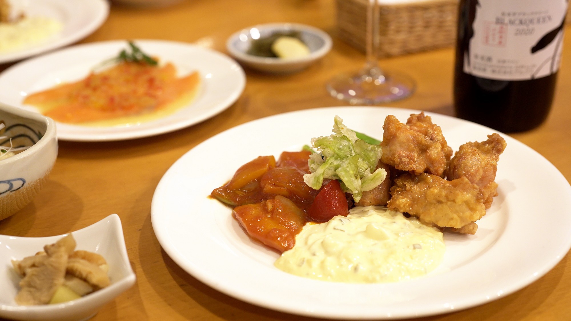 【信州・山ごはん】ある日のメニュー季節の食材を使用／夕食