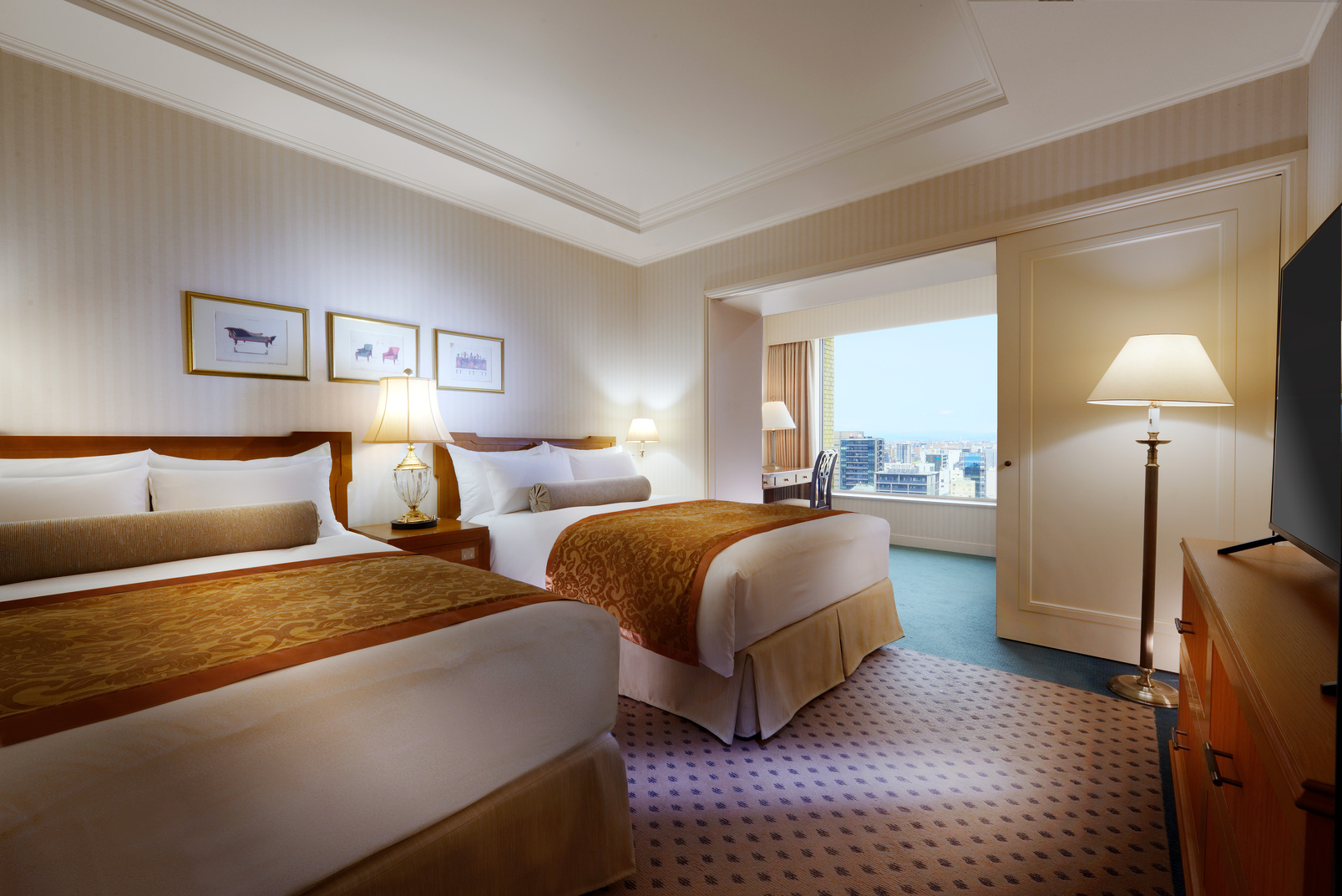 プレジデンシャルスイートベッドルーム