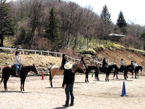 乗馬レッスン