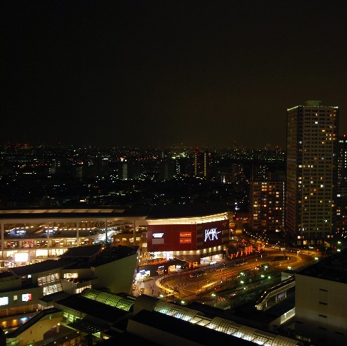 客室からの景観（夜）