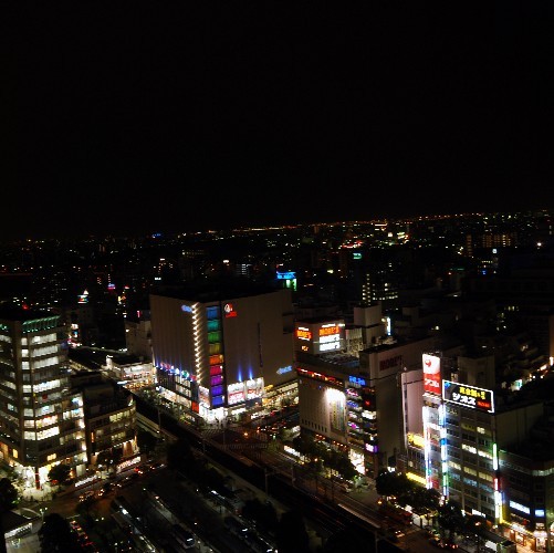 客室からの景観（夜）