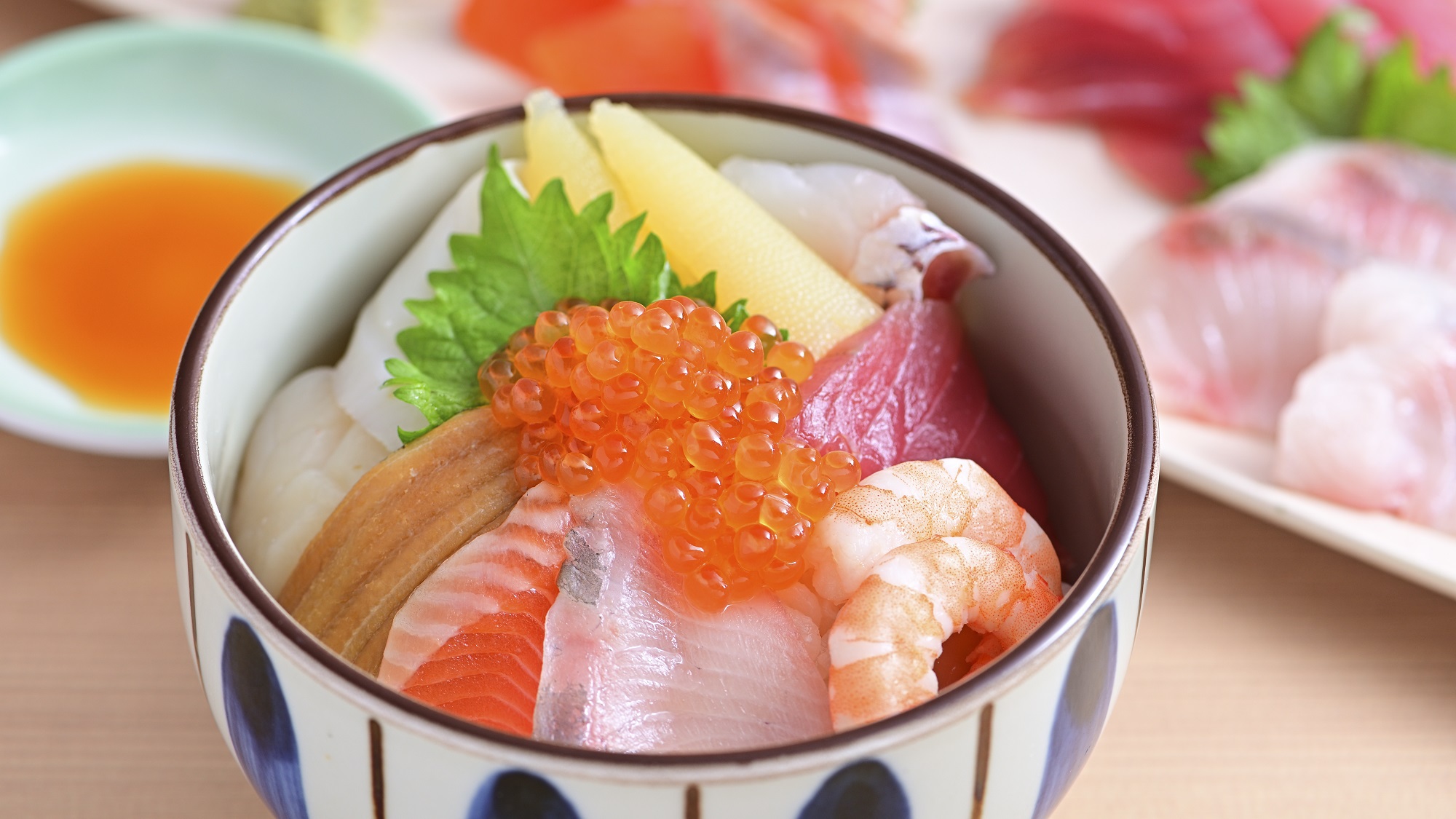 【夕食】海鮮勝手丼お好みのネタを選んでご飯の上に乗せてオリジナル勝手丼をお楽しみください！