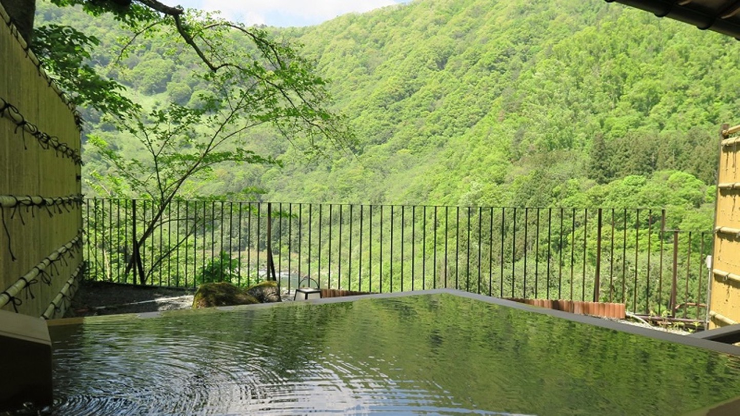 春夏~露天風呂付客室(和室)からの景観