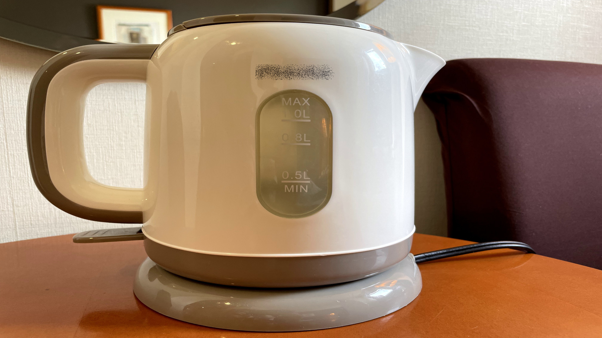 客室備品「電気ポット」