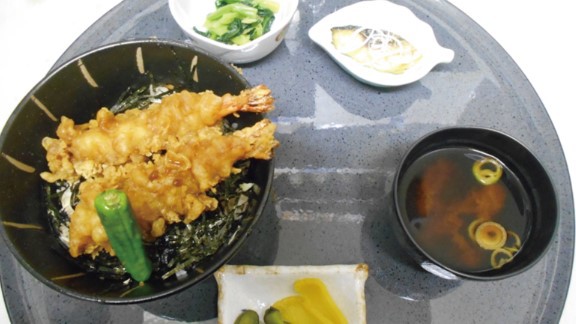 花茶屋海老天丼定食