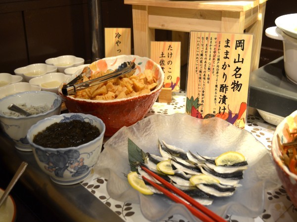 《ご朝食》岡山名物一例「ままかりの酢漬け」