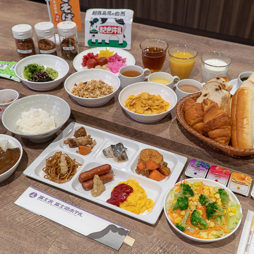 無料朝食バイキング（イメージ）