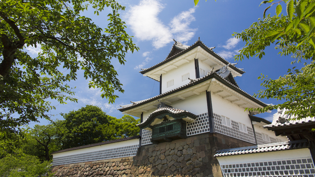 金沢城・石川門（夏）